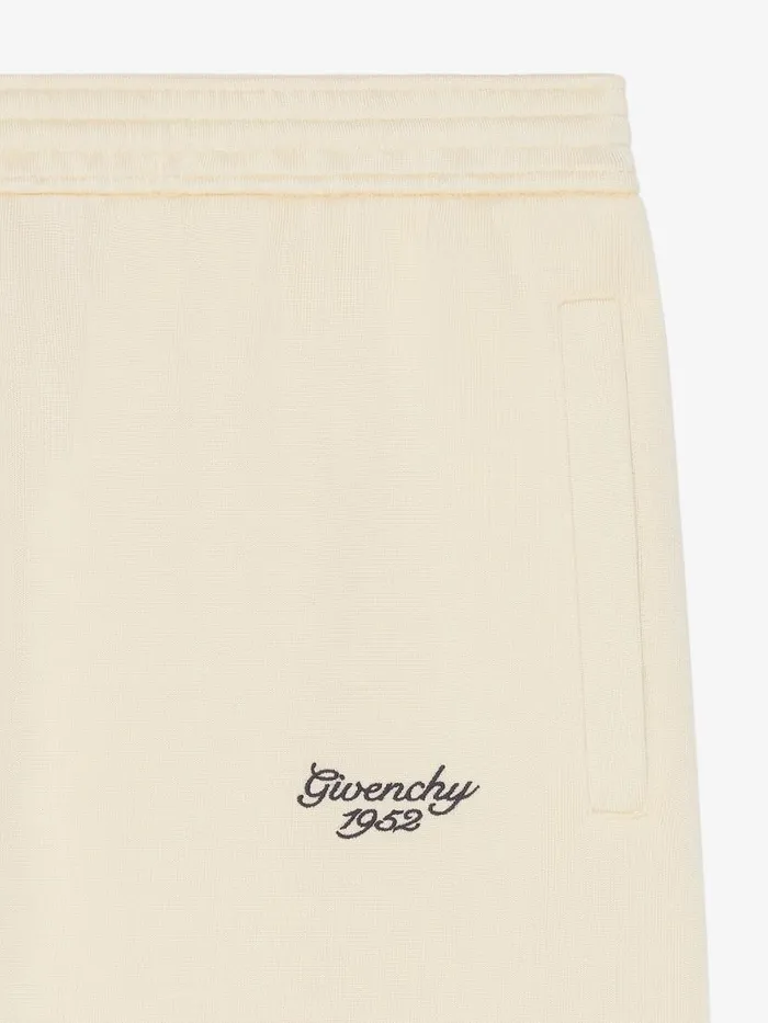 1952 Jogger Pants In Fleece Ivory Men Givenchy Pants and Shorts