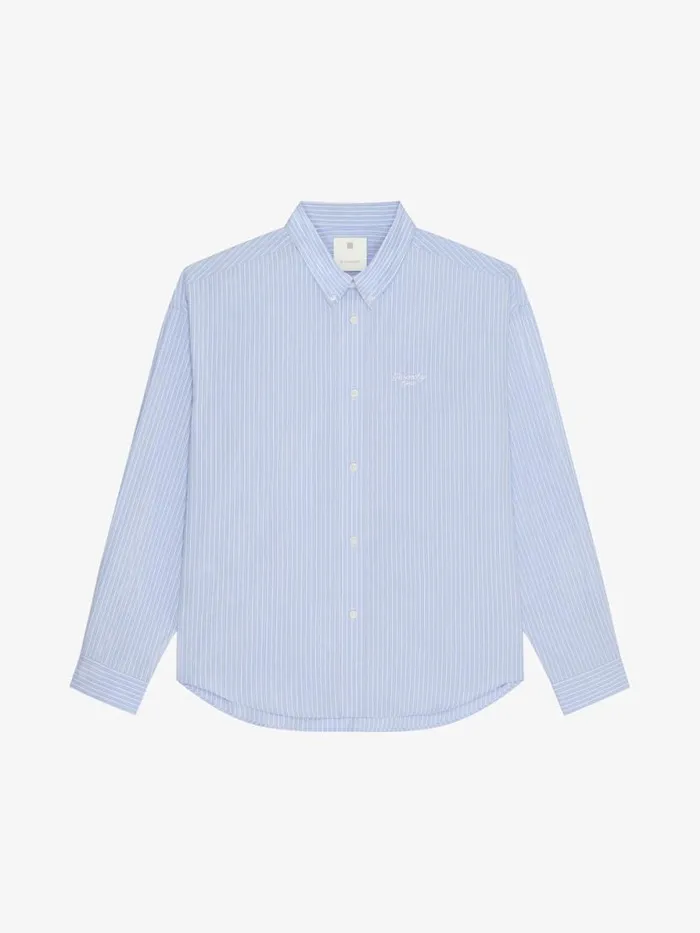 1952 Shirt In Cotton Light Blue Men Givenchy Shirts