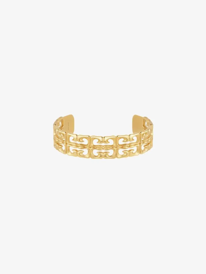 4g Liquid Open Cuff Bracelet In Metal Golden Yellow Women Givenchy Jewelry