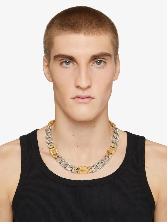 4g Necklace In Metal Goldensilvery Men Givenchy Jewelry