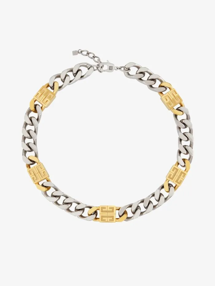 4g Necklace In Metal Goldensilvery Men Givenchy Jewelry
