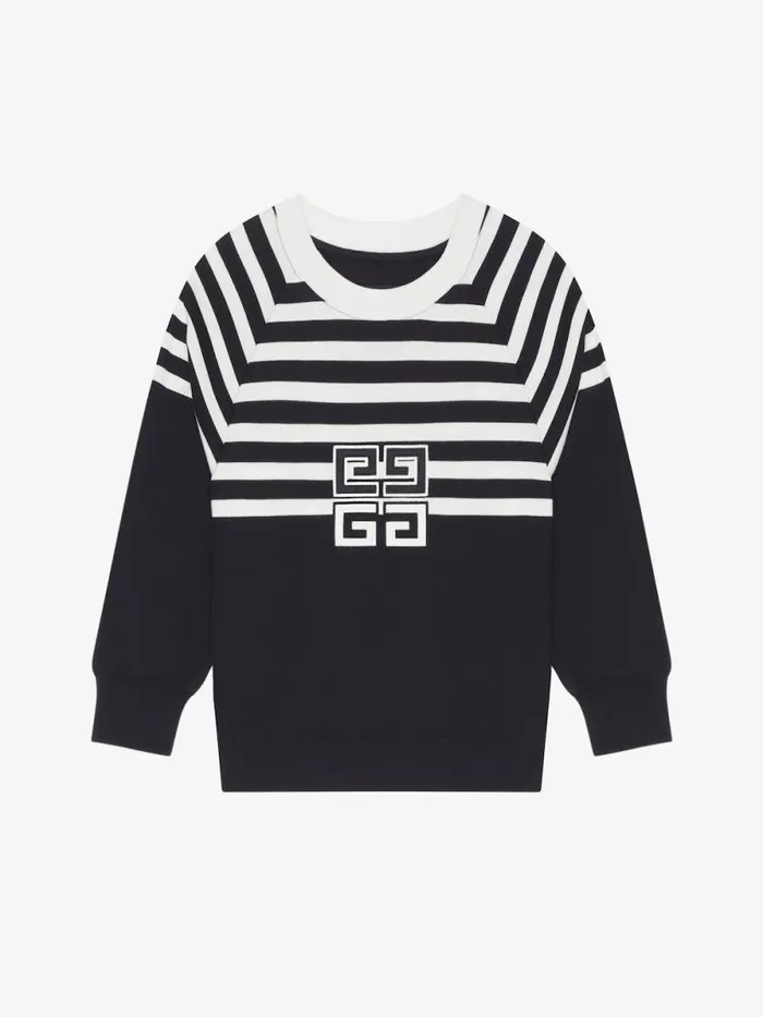 4g Sweatshirt In Jersey With Stripes Blackwhite Women Givenchy Sweatshirts and Hoodies 4g Sweatshirt In Jersey With Stripes Blackwhite Women Givenchy Sweatshirts and Hoodies