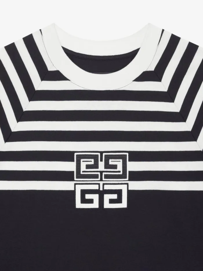 4g Sweatshirt In Jersey With Stripes Blackwhite Women Givenchy Sweatshirts and Hoodies