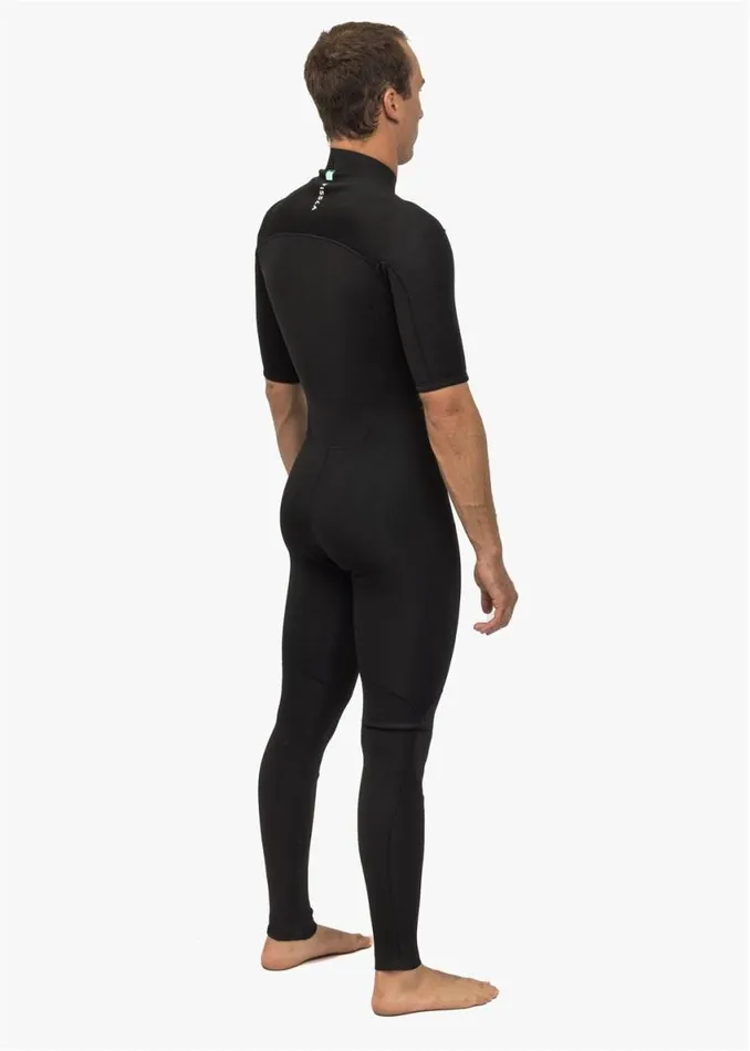 7 Seas 22 Short Sleeve Full Suit Wetsuit Black Men Vissla Wetsuits
