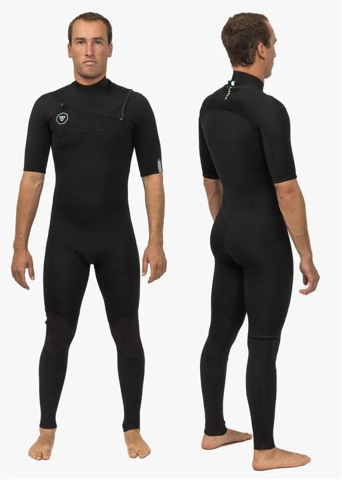 7 Seas 22 Short Sleeve Full Suit Wetsuit Black Men Vissla Wetsuits