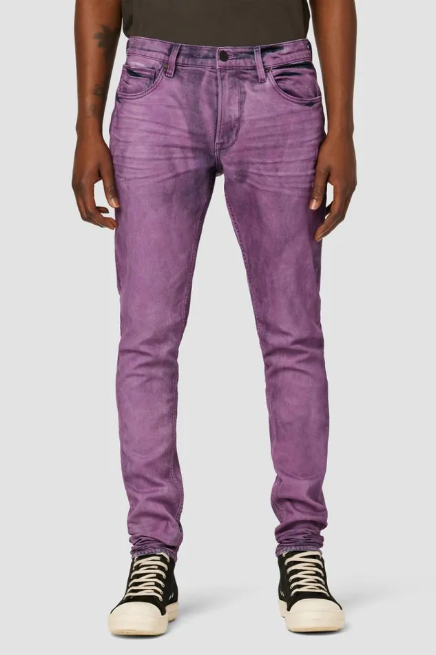Additional Inseams Men Hudson Jeans Zack Skinny Jean 36034 Inseam Purple Streak