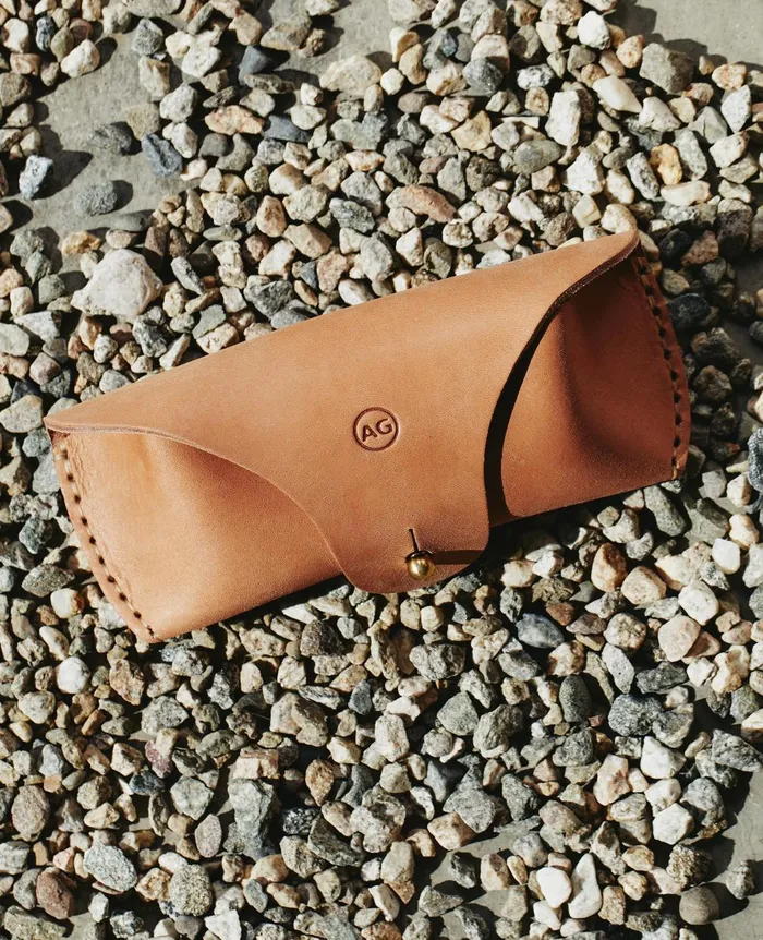 AG Jeans AG Eyeglass Case Naturalbrass WomenMen Leather Goods AG Jeans AG Eyeglass Case Naturalbrass WomenMen Leather Goods