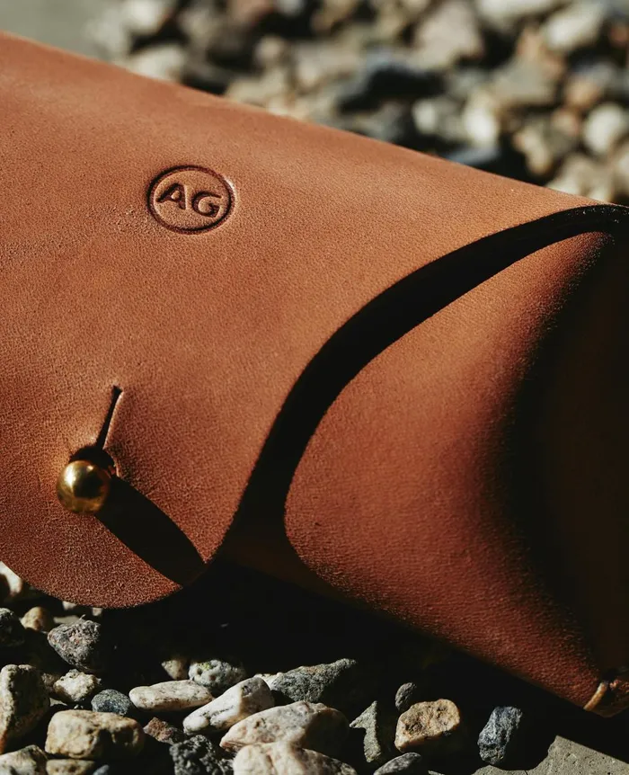 AG Jeans AG Eyeglass Case Naturalbrass WomenMen Leather Goods AG Jeans AG Eyeglass Case Naturalbrass WomenMen Leather Goods