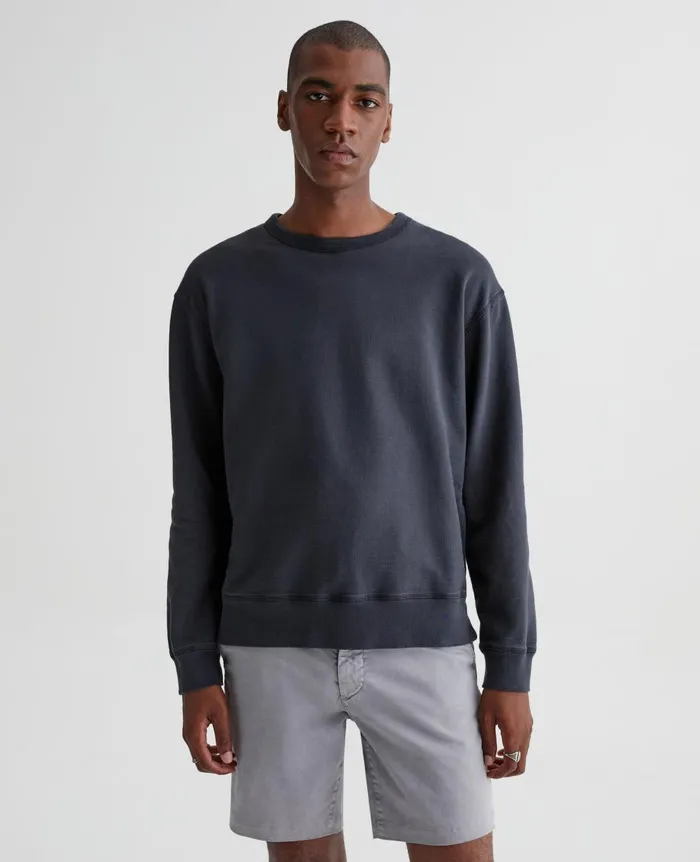 AG Jeans Arc Crew 5 Years True Black Men Sweatshirts
