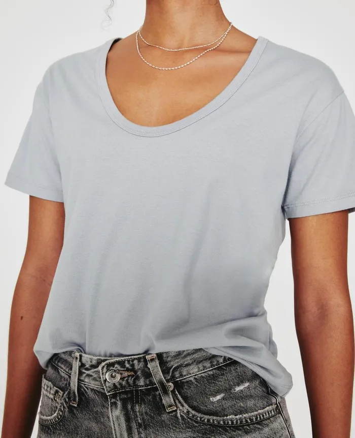 AG Jeans Aspen U White Sands Women Tees and Tanks AG Jeans Aspen U White Sands Women Tees and Tanks