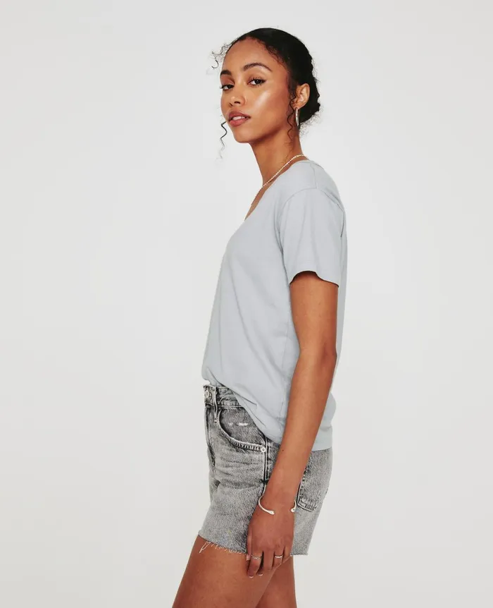 AG Jeans Aspen U White Sands Women Tees and Tanks AG Jeans Aspen U White Sands Women Tees and Tanks
