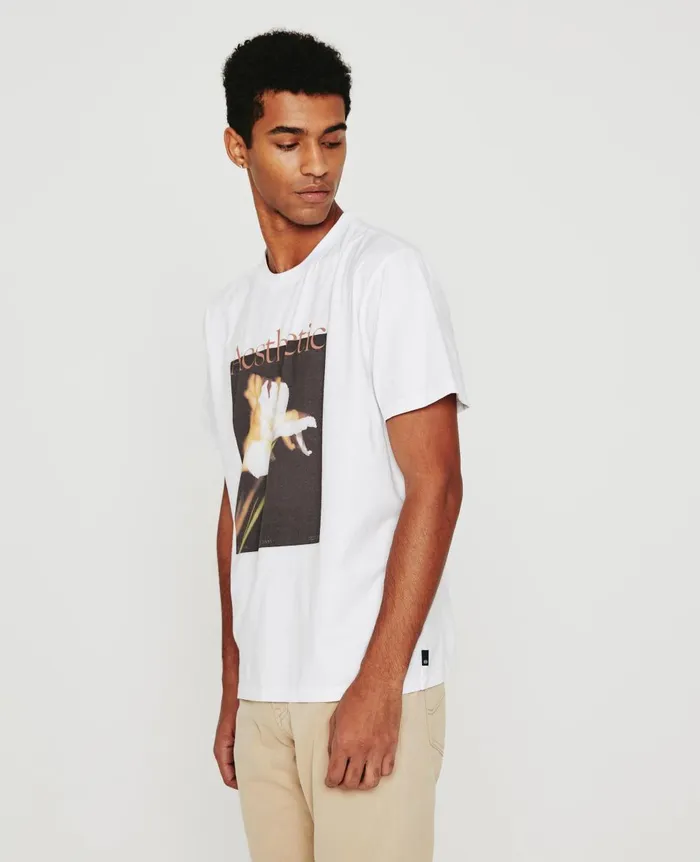 AG Jeans Bryce Crew Aesthetic True White Men Tees AG Jeans Bryce Crew Aesthetic True White Men Tees