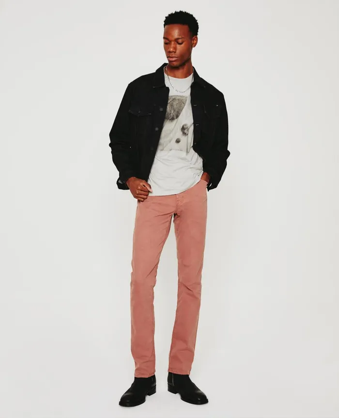 AG Jeans Bryce Crew Elemental Silver Grey Men Tees AG Jeans Bryce Crew Elemental Silver Grey Men Tees