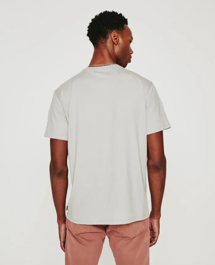AG Jeans Bryce Crew Elemental Silver Grey Men Tees AG Jeans Bryce Crew Elemental Silver Grey Men Tees