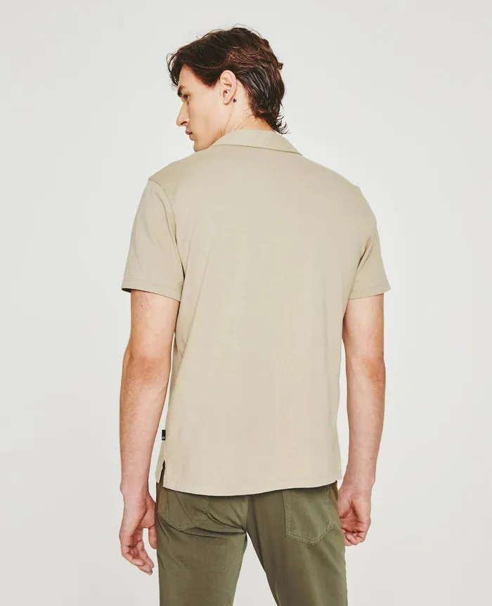 AG Jeans Bryce Johnny Collar Dry Dust Men Polos AG Jeans Bryce Johnny Collar Dry Dust Men Polos