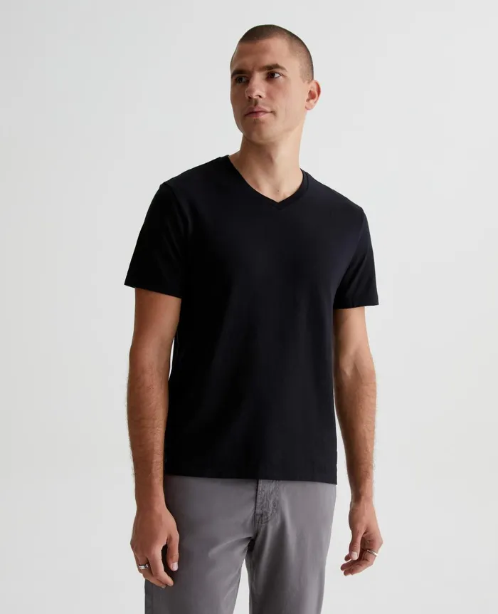 AG Jeans Bryce Vee True Black Men Tees