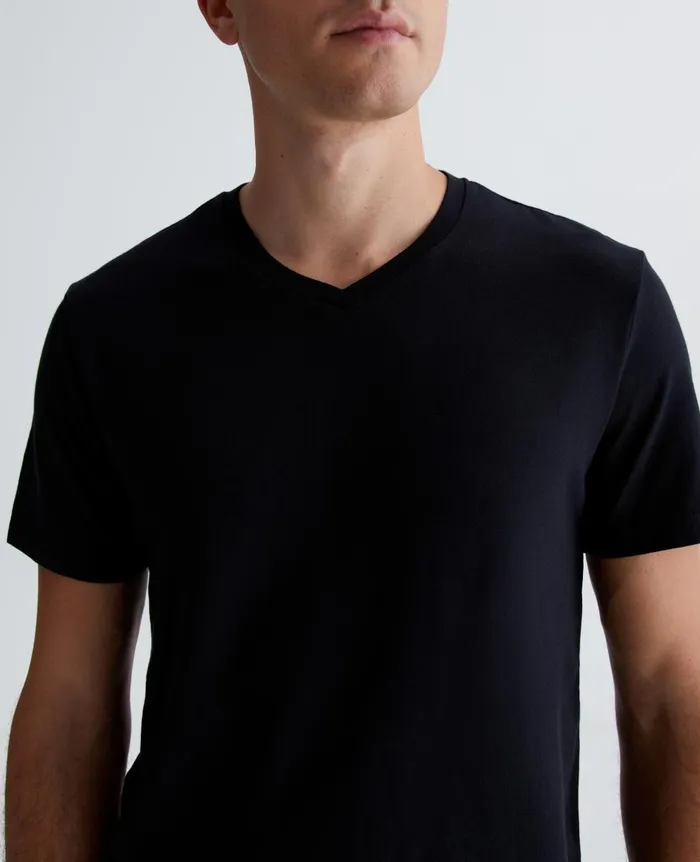 AG Jeans Bryce Vee True Black Men Tees AG Jeans Bryce Vee True Black Men Tees