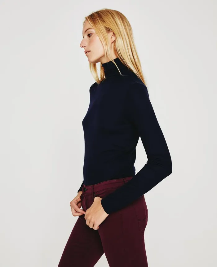 AG Jeans Chels Turtleneck Deep Trenches Women Tops and Shirts