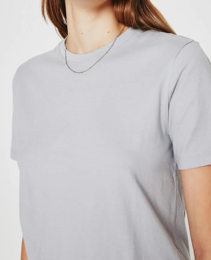 AG Jeans Jagger Crew White Sands Women Tees and Tanks AG Jeans Jagger Crew White Sands Women Tees and Tanks