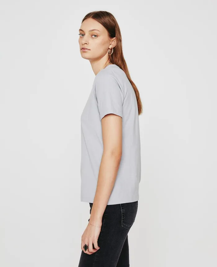 AG Jeans Jagger Crew White Sands Women Tees and Tanks AG Jeans Jagger Crew White Sands Women Tees and Tanks
