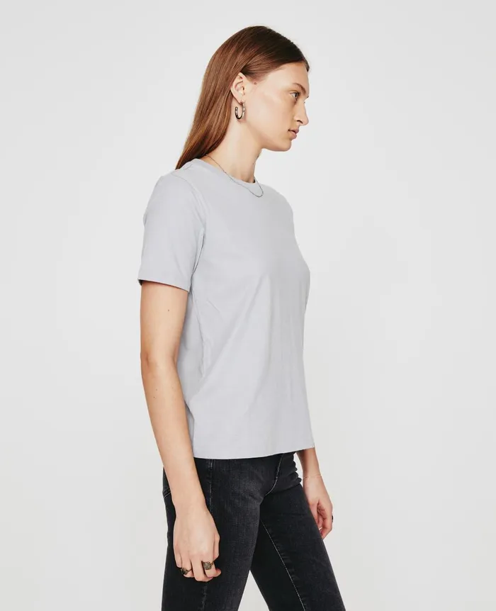 AG Jeans Jagger Crew White Sands Women Tees and Tanks AG Jeans Jagger Crew White Sands Women Tees and Tanks