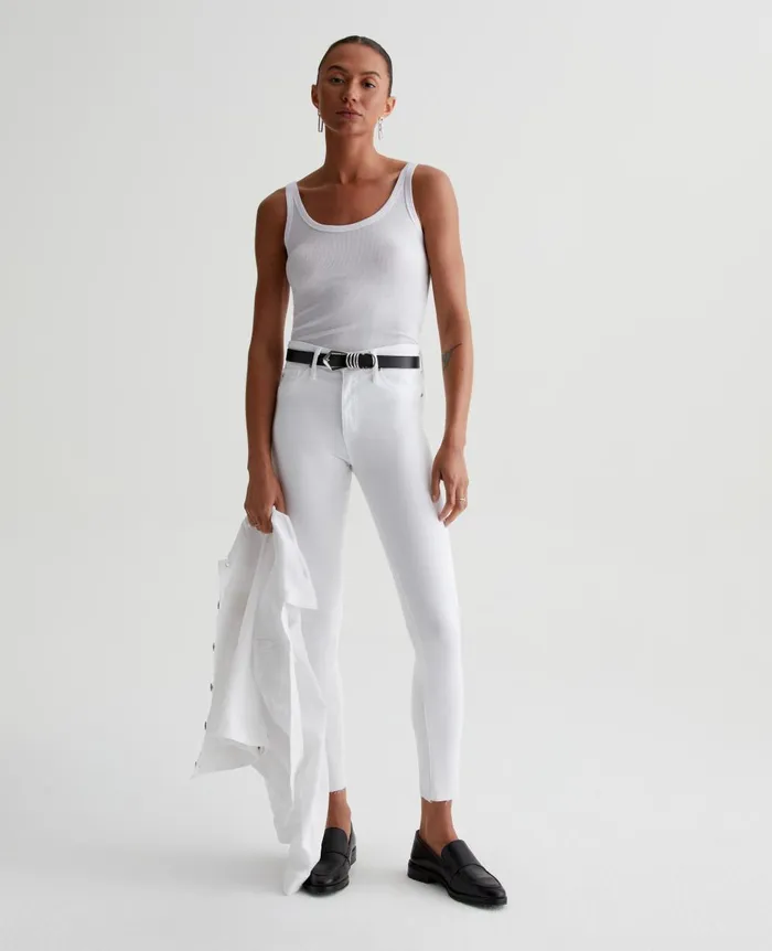 AG Jeans Jaxon Tank True White Women Tees and Tanks AG Jeans Jaxon Tank True White Women Tees and Tanks