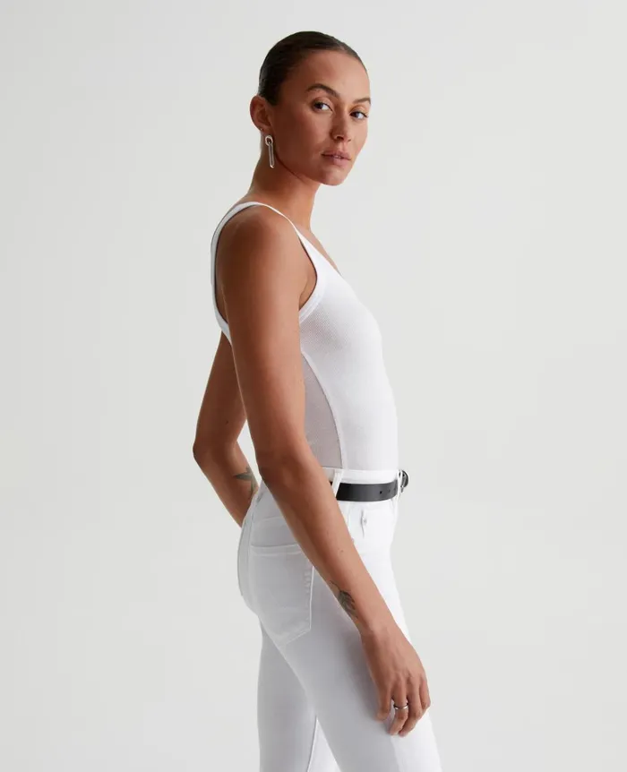 AG Jeans Jaxon Tank True White Women Tees and Tanks AG Jeans Jaxon Tank True White Women Tees and Tanks