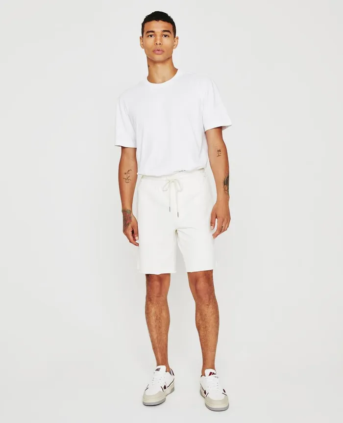 AG Jeans Kenji Sweatshort Ivory Dust Men Sweatpants