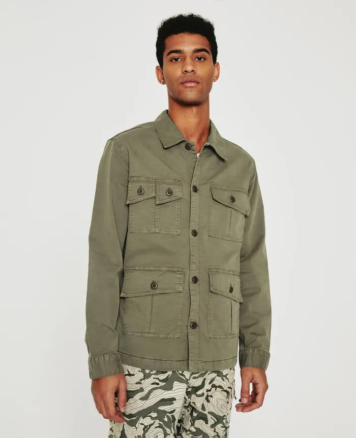AG Jeans Lance Fatigue Shady Moss Men Jackets
