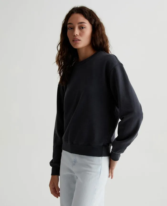 AG Jeans Nova Crew 5 Years True Black Women Sweatshirts