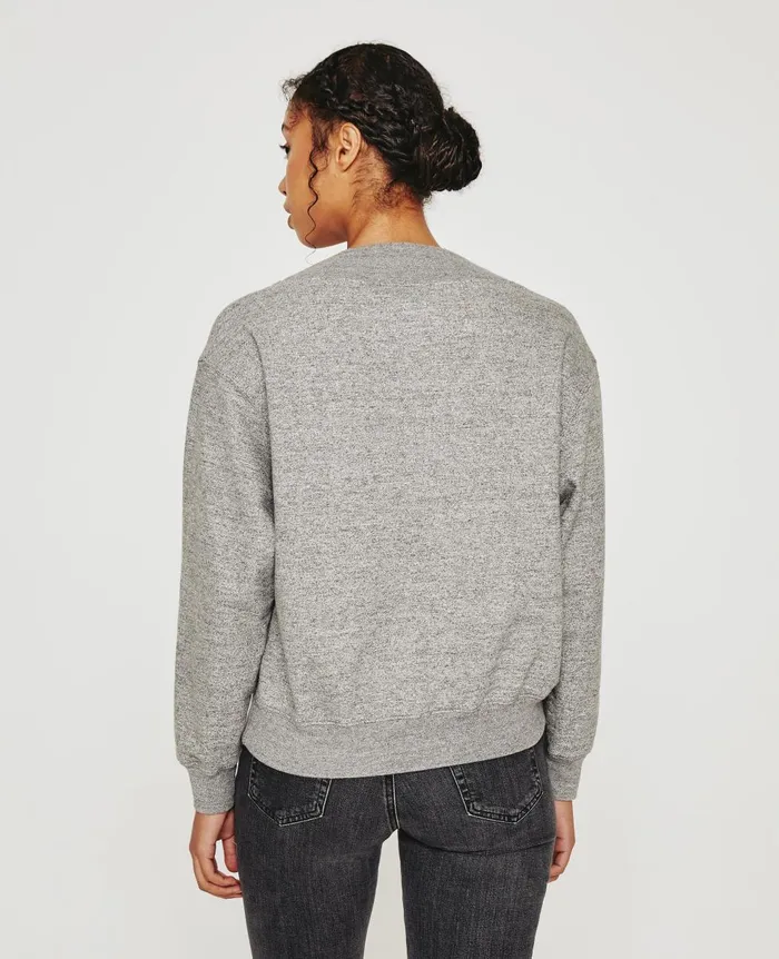 AG Jeans Nova Vee Heather Grey Women Sweatshirts AG Jeans Nova Vee Heather Grey Women Sweatshirts