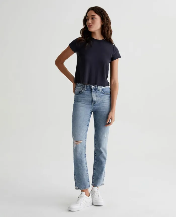 AG Jeans Saige Crop 22 Years Driftwood Women Denim