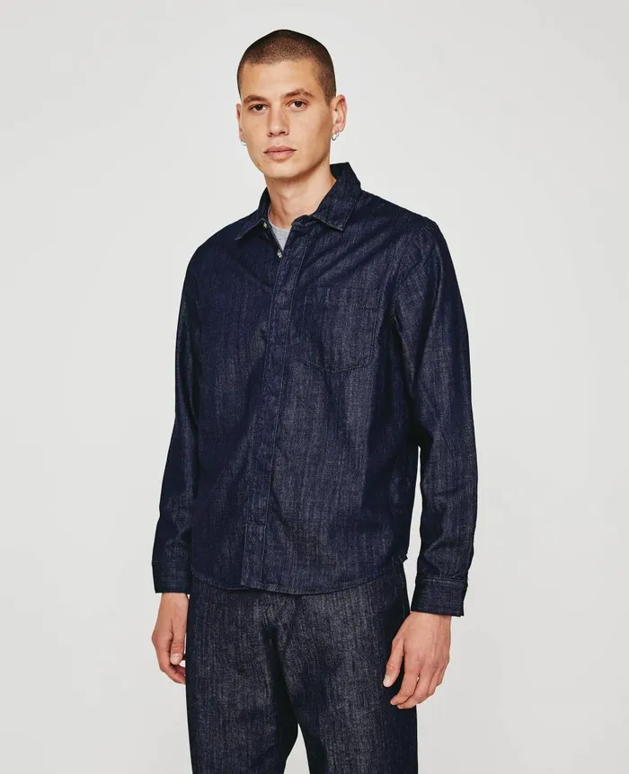 AG Jeans Wayne Shirt Monochrome Men Shirts
