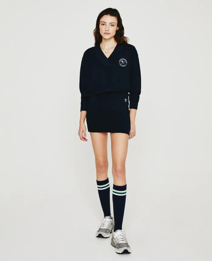 AG Jeans Weddington Vee Sweatshirt Weddington Crest Court Navy Women Sweatshirts AG Jeans Weddington Vee Sweatshirt Weddington Crest Court Navy Women Sweatshirts