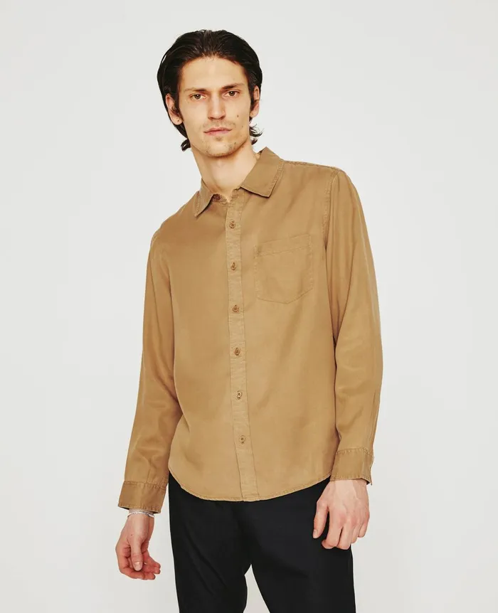 Aiden Shirt Antique Bronze Men AG Jeans Shirts