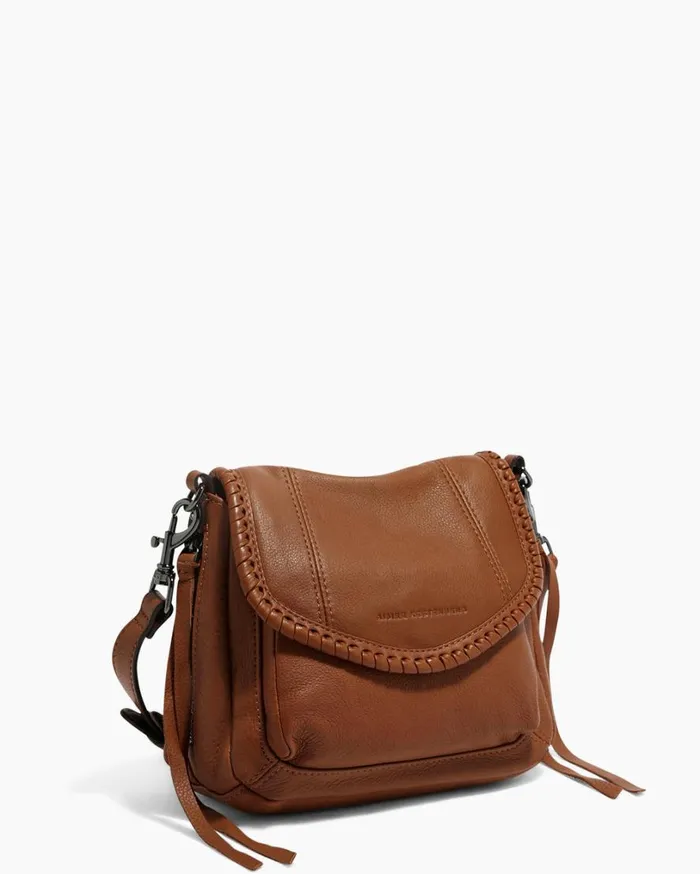 All For Love Mini Crossbody Chestnut Brown With Gunmetal Women Aimee Kestenberg Crossbody Bags