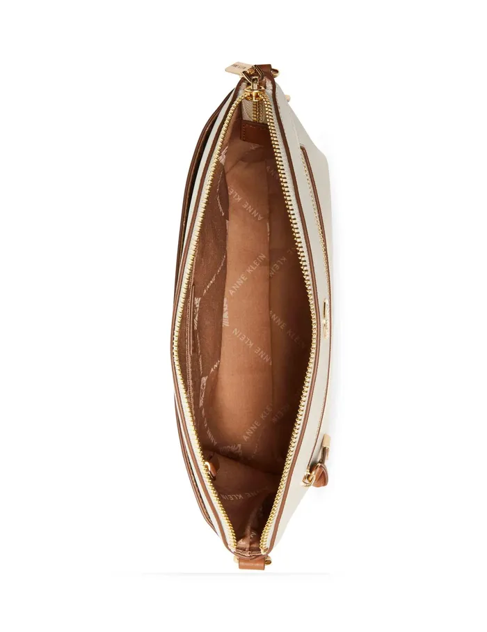 Anne Klein Curved Crossbody Chalk Women Handbags