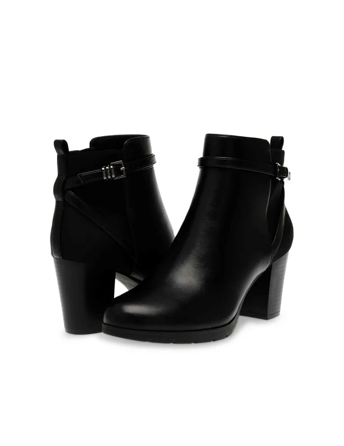Anne Klein Riah Bootie Black Smooth Women Shoes