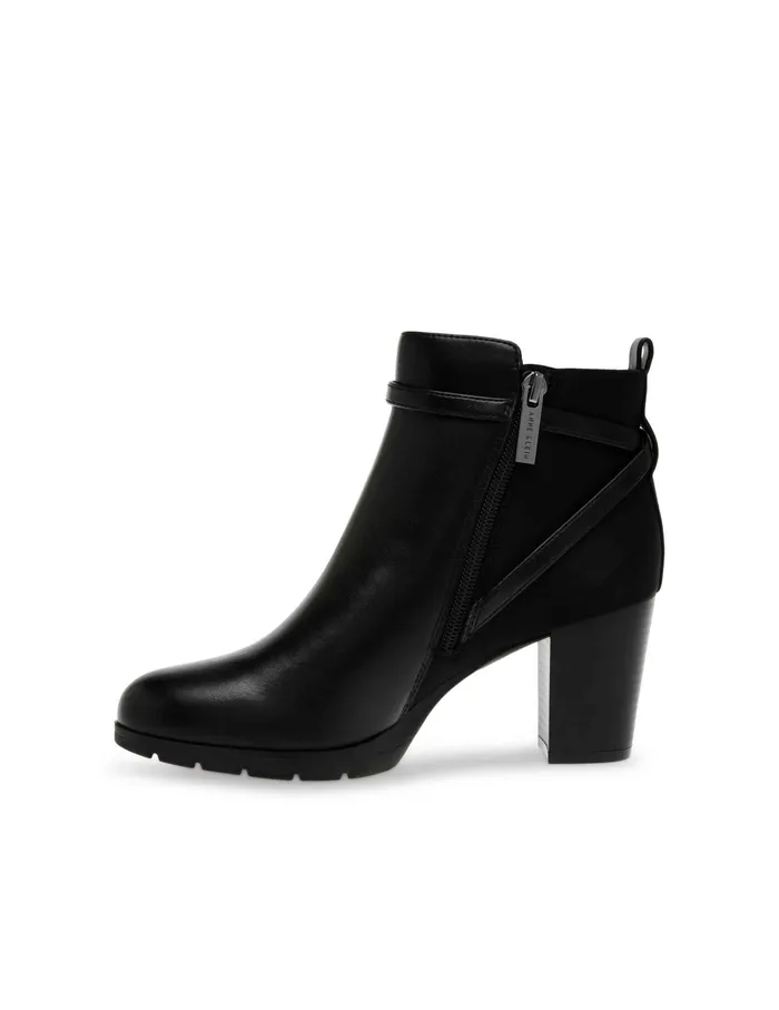 Anne Klein Riah Bootie Black Smooth Women Shoes