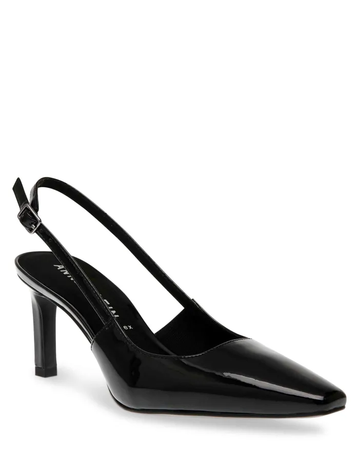 Anne Klein Rosel Dress Pump Black Patent Women Shoes