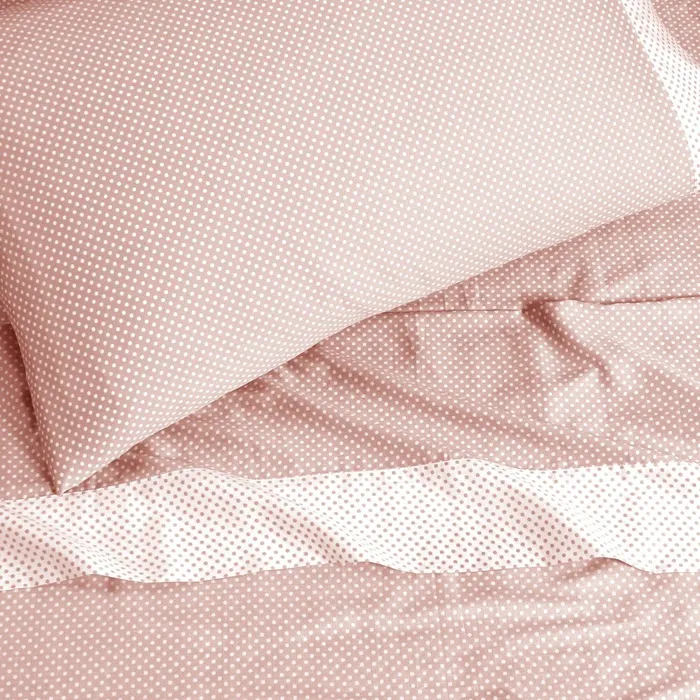 Anne Klein Westhill Dot Sheet Set Blush Women Home