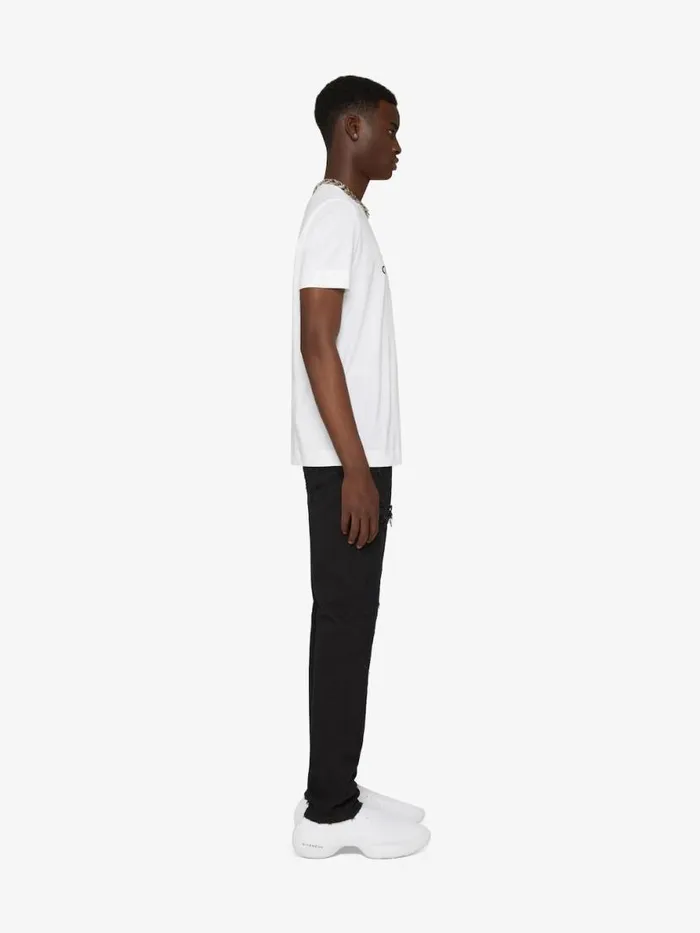 Archetype Slim Fit TShirt In Cotton White Men Givenchy TShirts