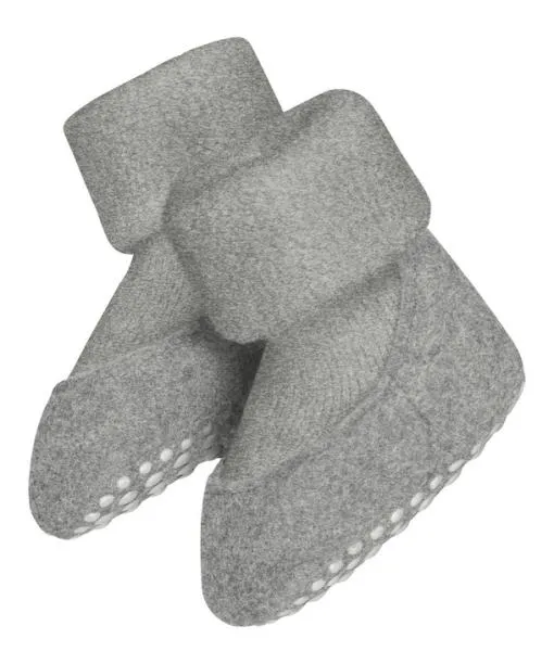Babies and Kids Baby Cosyshoe Babies Slippers Light Grey FALKE House Socks