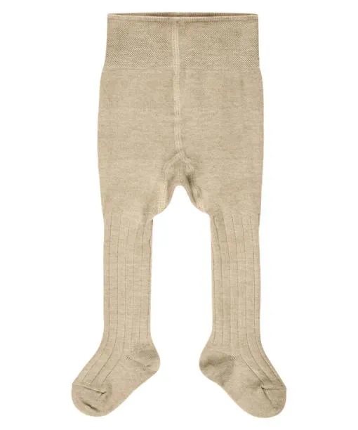 Babies and Kids Cosy Rib Babies Tights Sand Mel FALKE Tights and Leggings