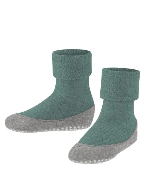 Babies and Kids Cosyshoe Minis Kids Slippers Dark Jade FALKE House Socks