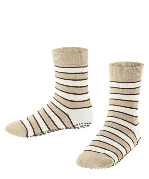 Babies and Kids Simple Stripes Kids House Socks Sand Mel FALKE House Socks