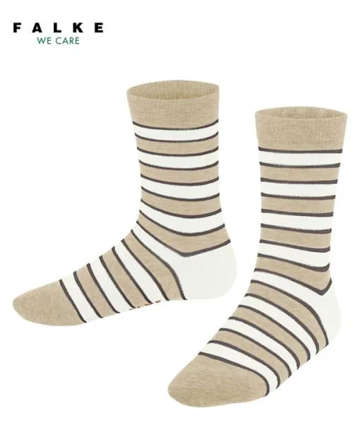 Babies and Kids Simple Stripes Kids Socks Sand Mel FALKE Socks