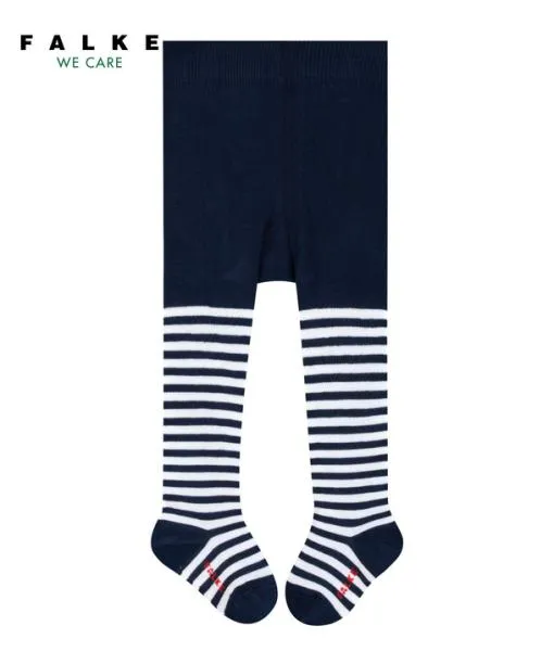 Babies and Kids Stripe Babies Tights Marine FALKE Tights and Leggings