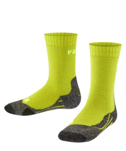 Babies and Kids TK2 Kids Trekking Socks Lime FALKE Running and Trekking Socks