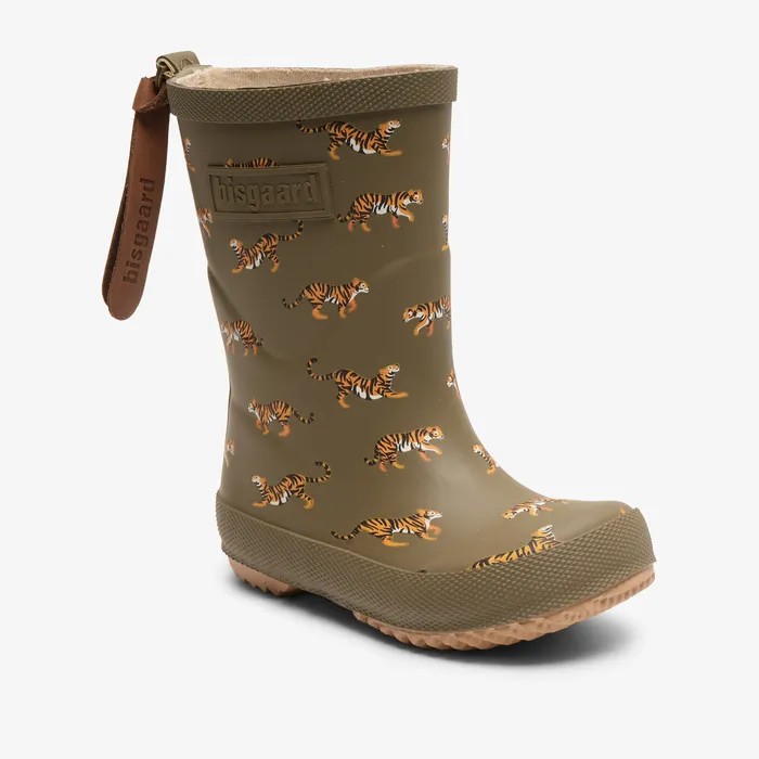 BABY bisgaardshoes basic safari Green Rubber boots